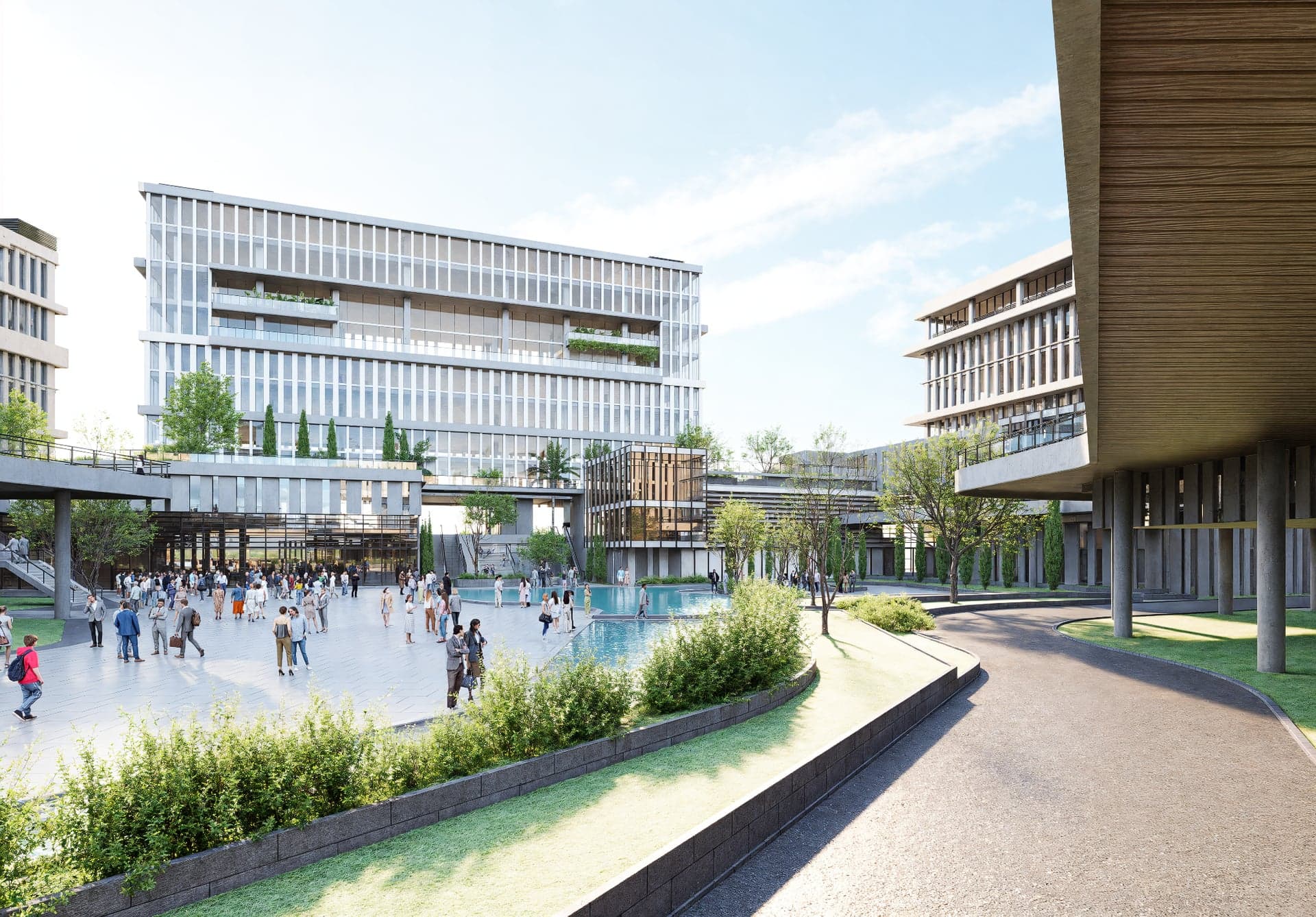 Univesity 3 AI — architectural rendering by The Render Café
