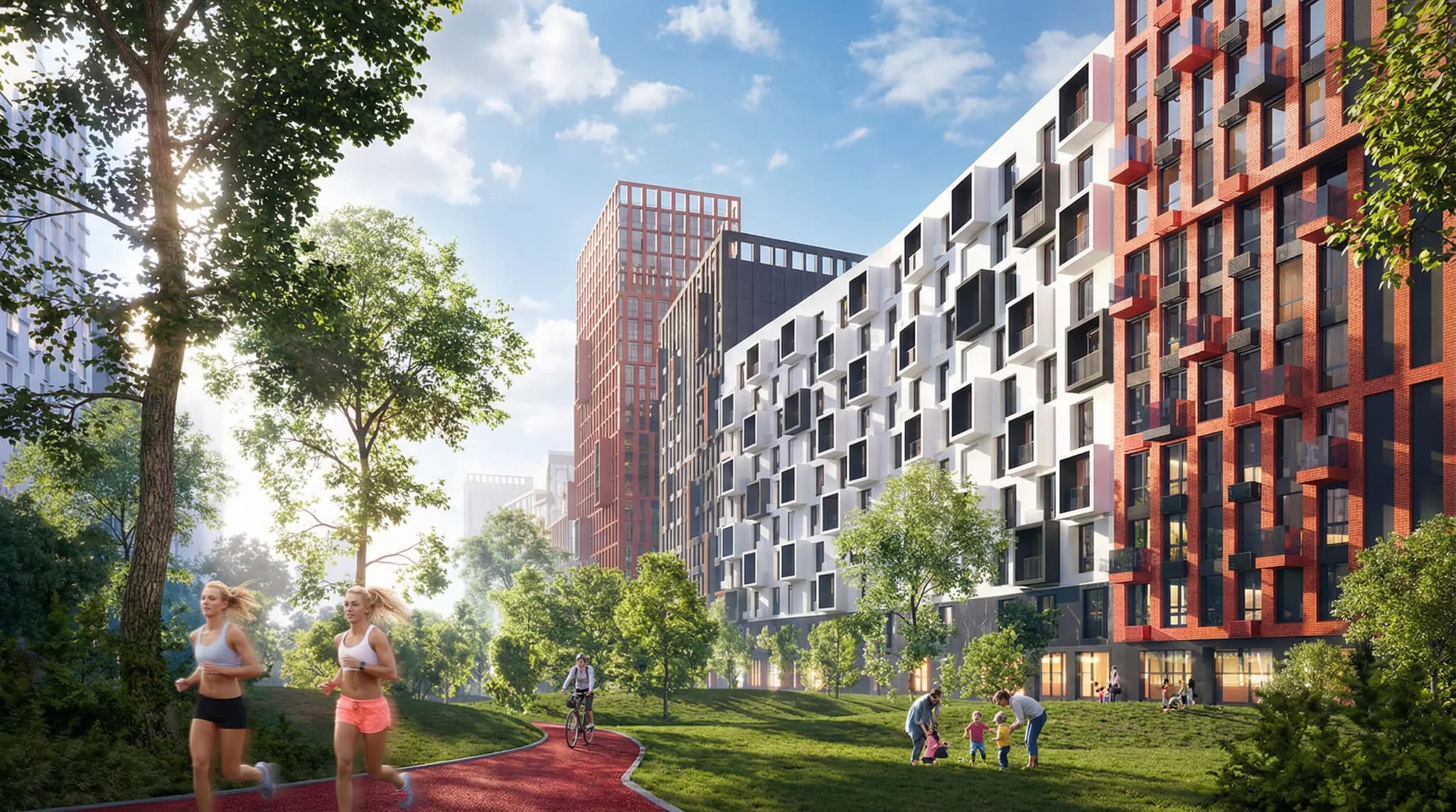 campus shot 3 — architectural rendering by The Render Café