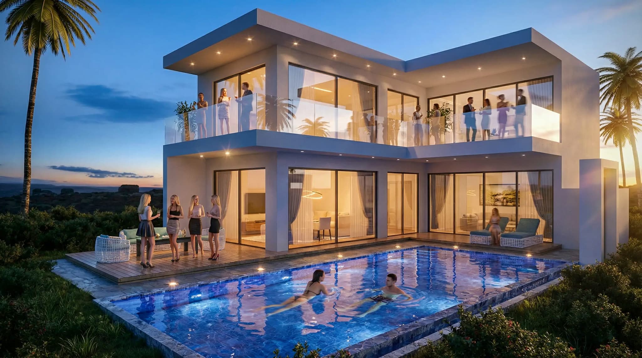 madrid home ext 2 — architectural rendering by The Render Café