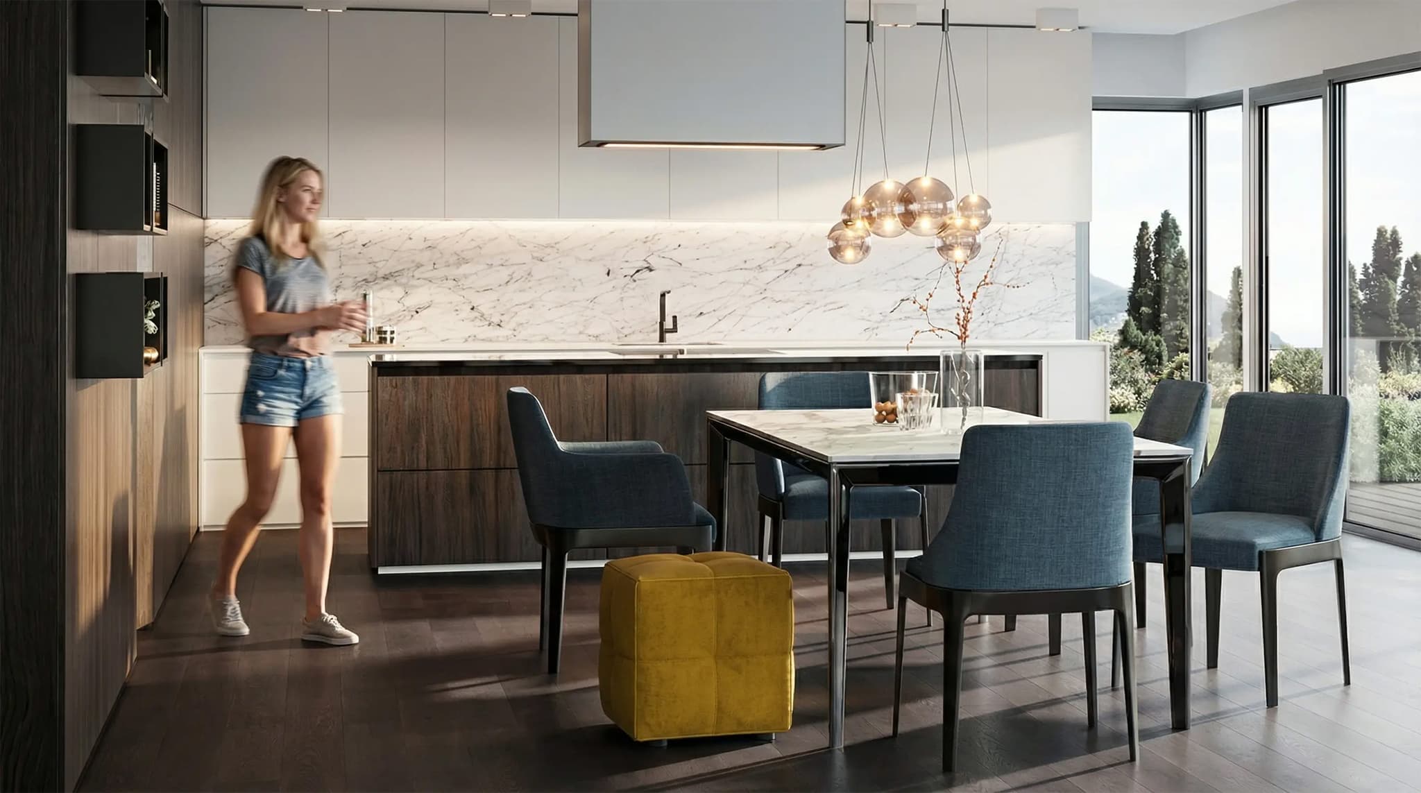 chun kitchen cam 2 — architectural rendering by The Render Café